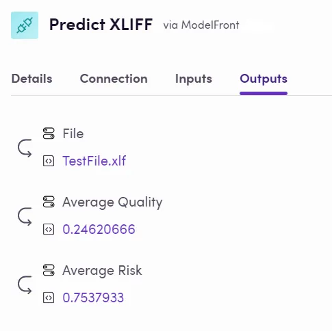 Average Scores as output
