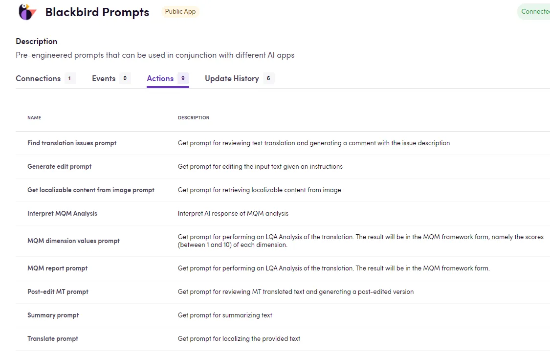 Lijst met prompts