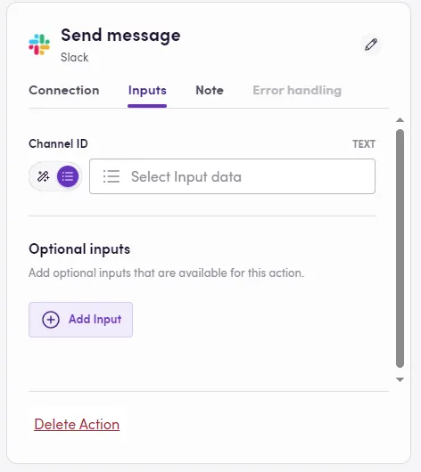 Send message